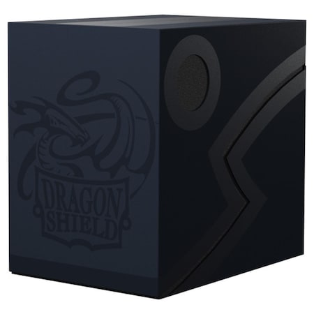 Complete Athlete Dragon Shield Double Shell Cards, Midnight Blue & Black CO3295334